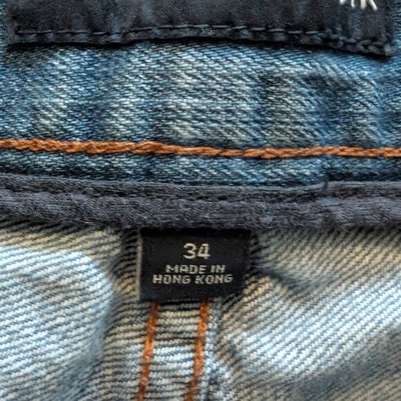 Y2K Baggy Tommy Hilfiger Denim Jorts - Size 34w - Picture 5 of 5